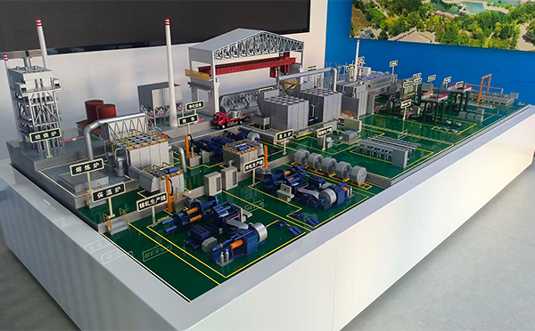 酒钢集团东铝厂-铝材生产线崇信机械模型